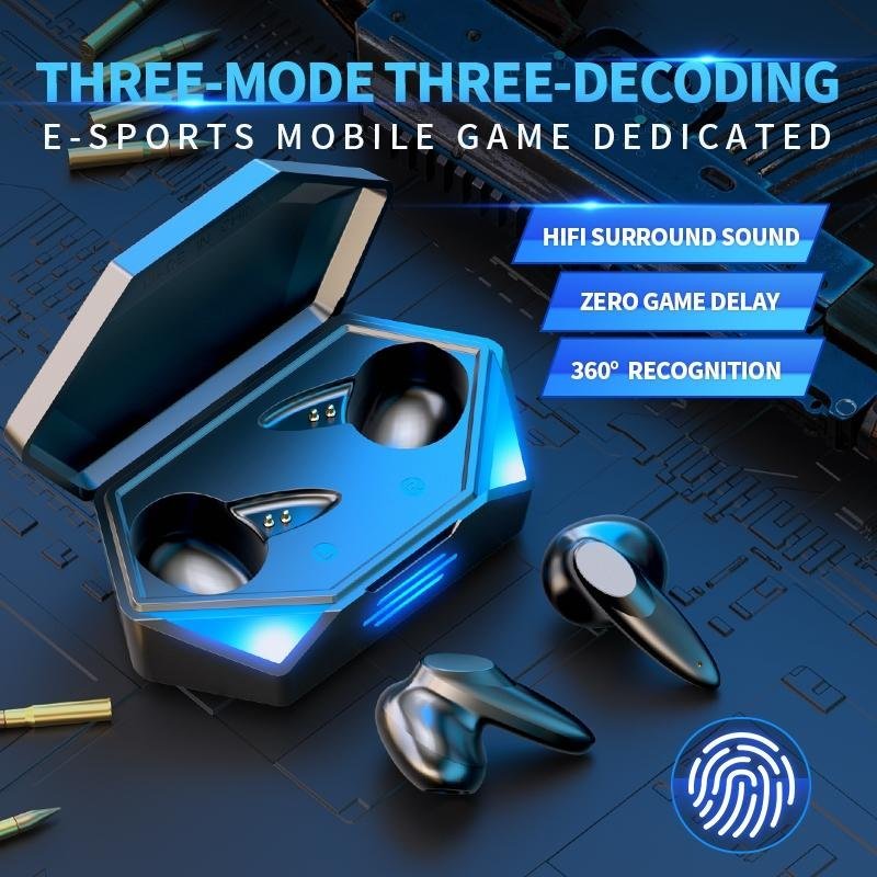 NNEDSZ True Stereo Touch Gaming Bluetooth Earphones - G20 Tws 5.2 - Image 3