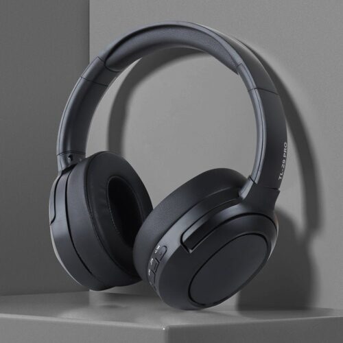 NNEDSZ Black TL-29 PRO Wireless & Wired Over-Ear Bluetooth Headphones – Comfortable and Versatile